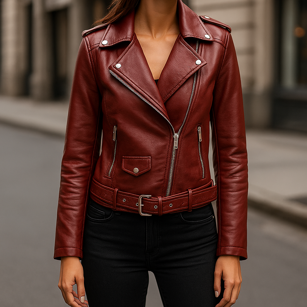 Iconic Brand Leather Jacket | Premium Quality, Timeless Style, Ultimate Comfort - TrendySix