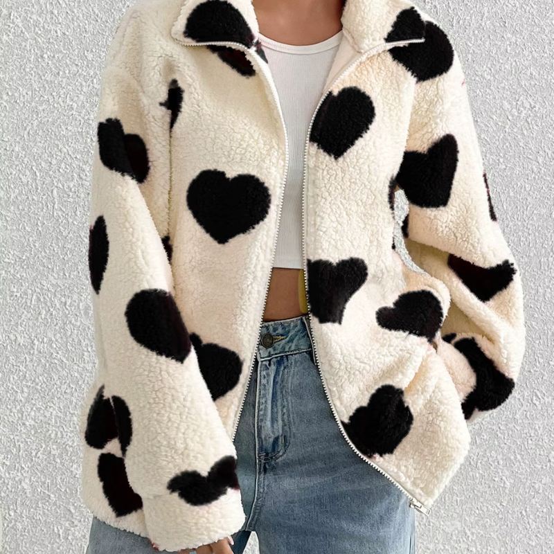 Heartline Cozy Sherpa Jacket - Luxurious Warmth for Every Adventure - TrendySix